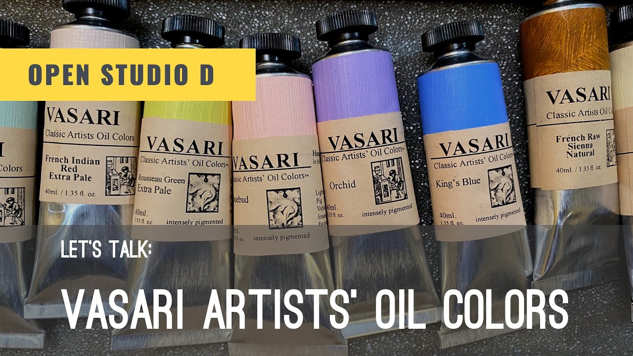 Vasari Artist's Oil Paint. My first impression of Vasari company.