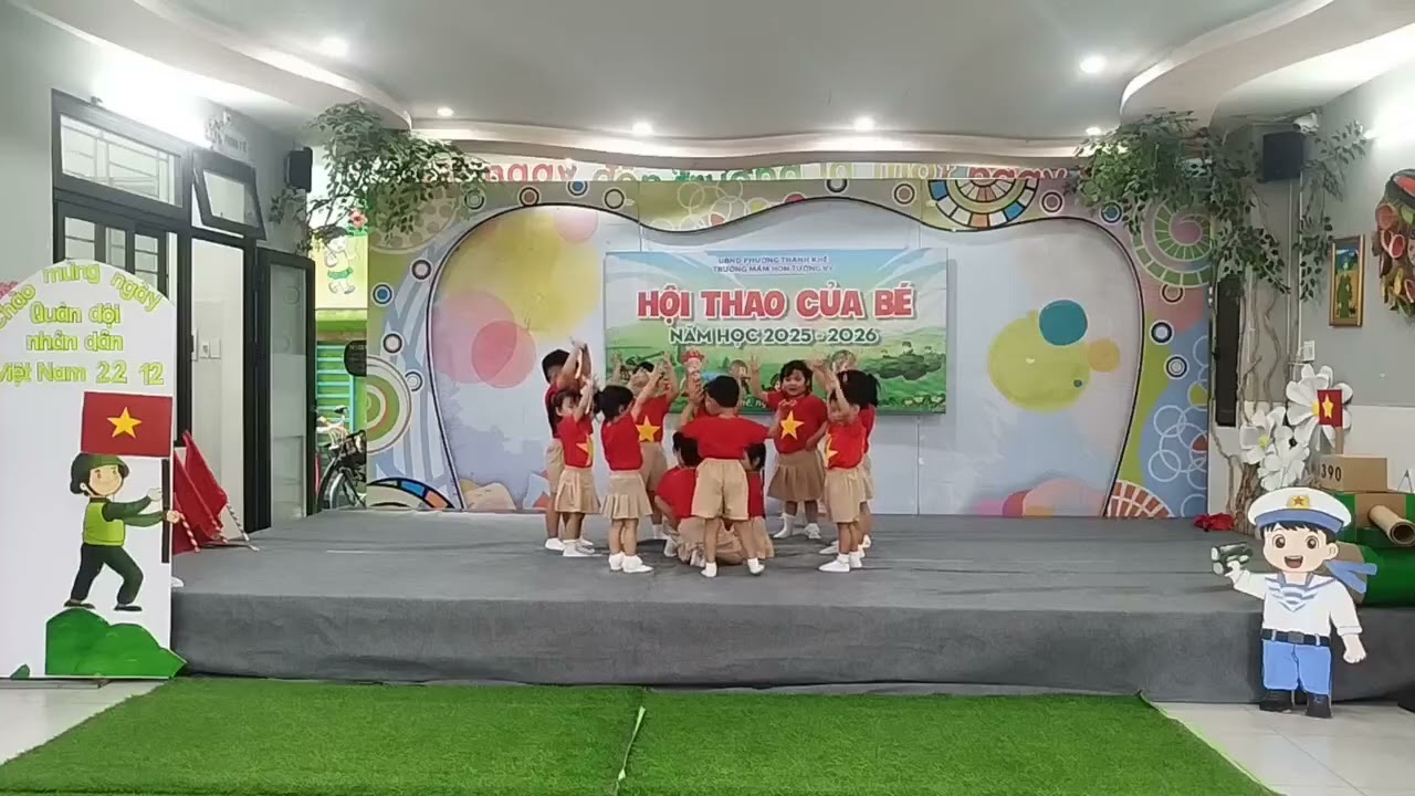 Min diễn đồng diễn 22/12 lớp bé 2026