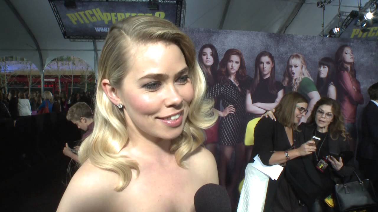 Pitch Perfect 2: Brigitte Hjort S&oslash;rensen Red Carpet Movie Premiere Interview | ScreenSlam