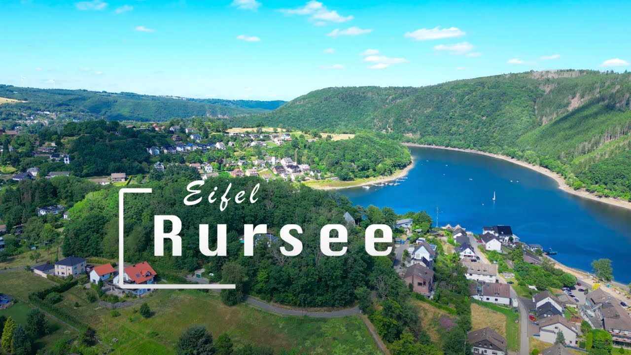 Exploring Rursee Eifel: Epic Drone Shots & Chill Guitar Tunes