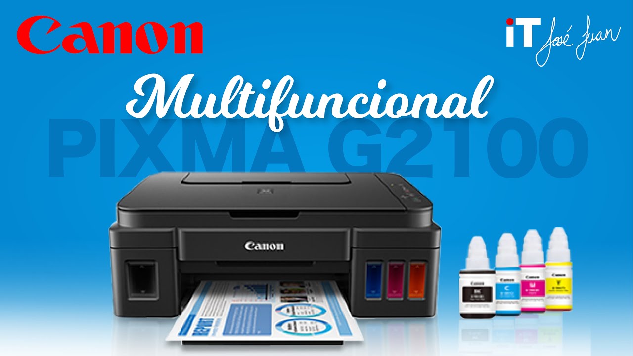 👌 Canon Pixma G2100, 🖨 impresora multifuncional económica y de uso rudo 👊 !!!