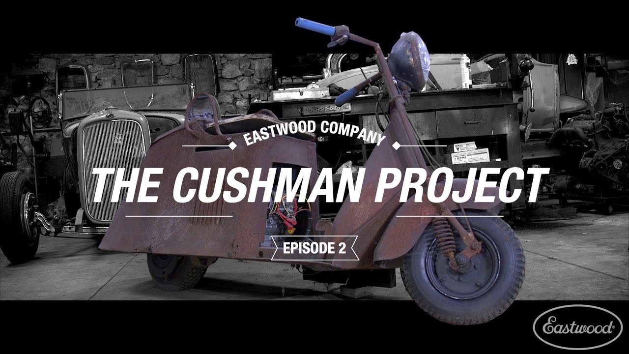 The Cushman Project - Can We Save the Scooter? Time for Some SERIOUS Rust Repair - Episode 2
