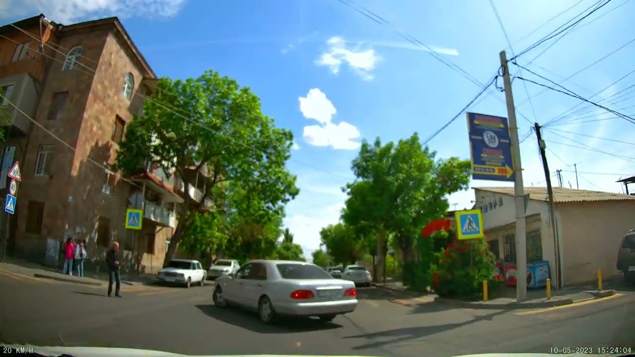 Erebuni🇦🇲Car tour through the streets of Yerevan🇦🇲ավտոտուր Երևանի փողոցնե #armenia #driving #yerevan