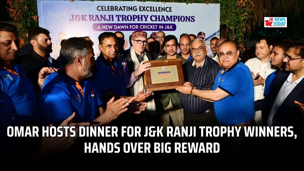 Omar Hosts Dinner for J&K Ranji Trophy Winners, Hands Over big Reward | JK News Today
