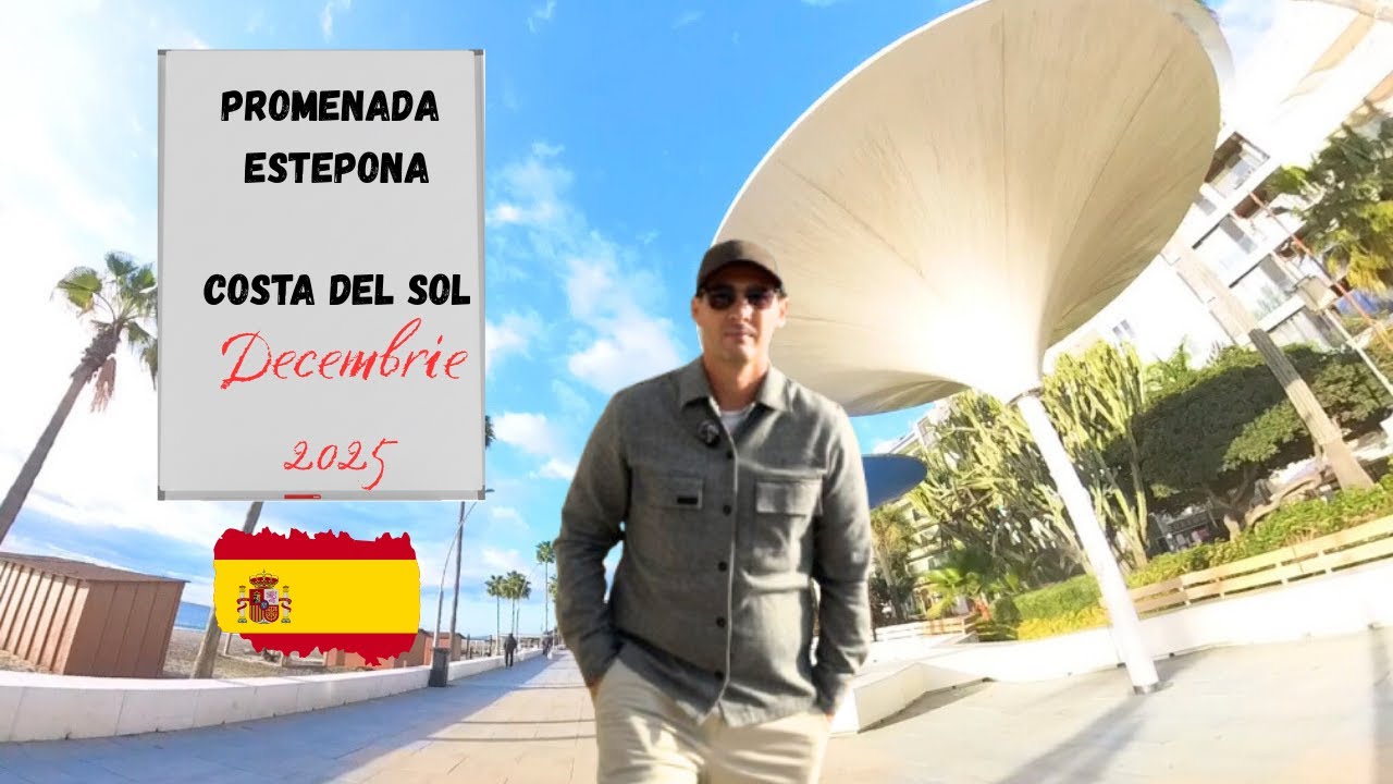 Plimbare de 10 minute pe promenada din Estepona – Descoperă magia Costa del Sol!
