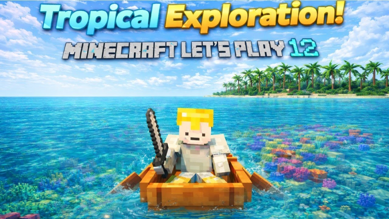 A Tropical Exploration! | Minecraft Lets Play 12