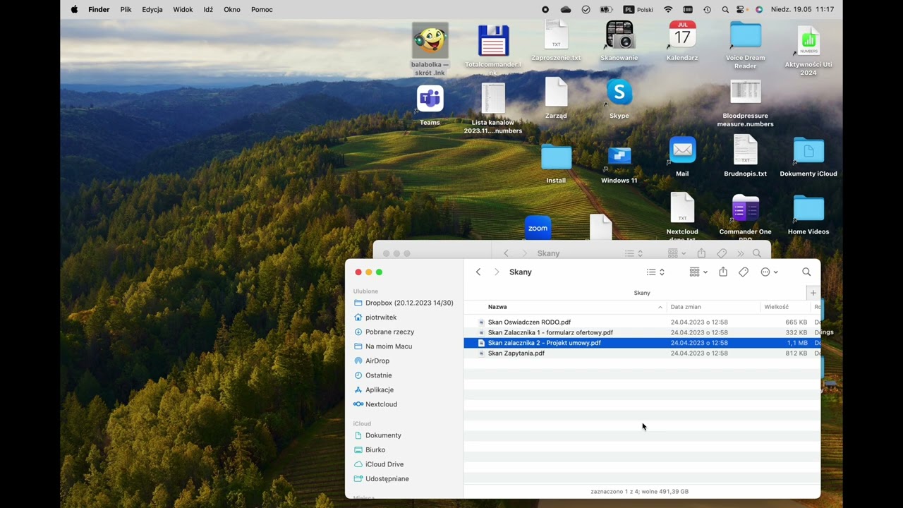 Aplikacja V-OCR w systemie macOS