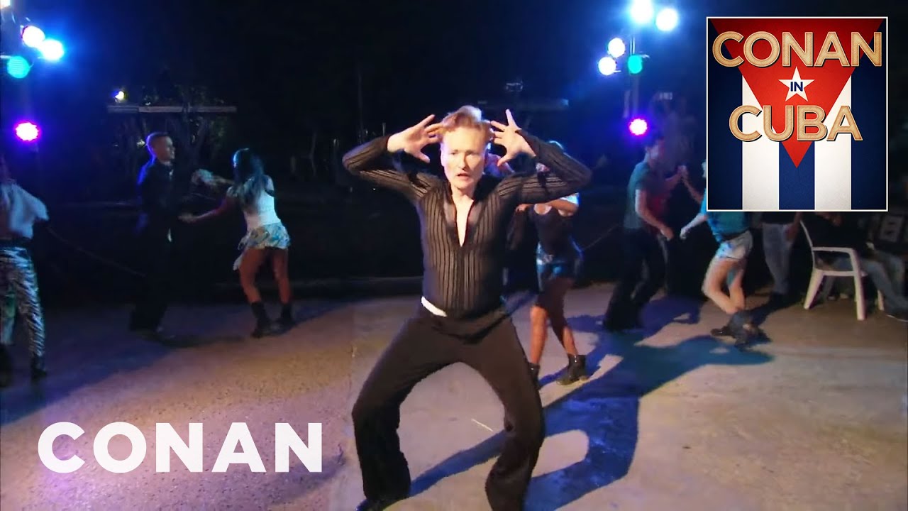 Conan Learns To Dance Cuban Rumba | CONAN on TBS