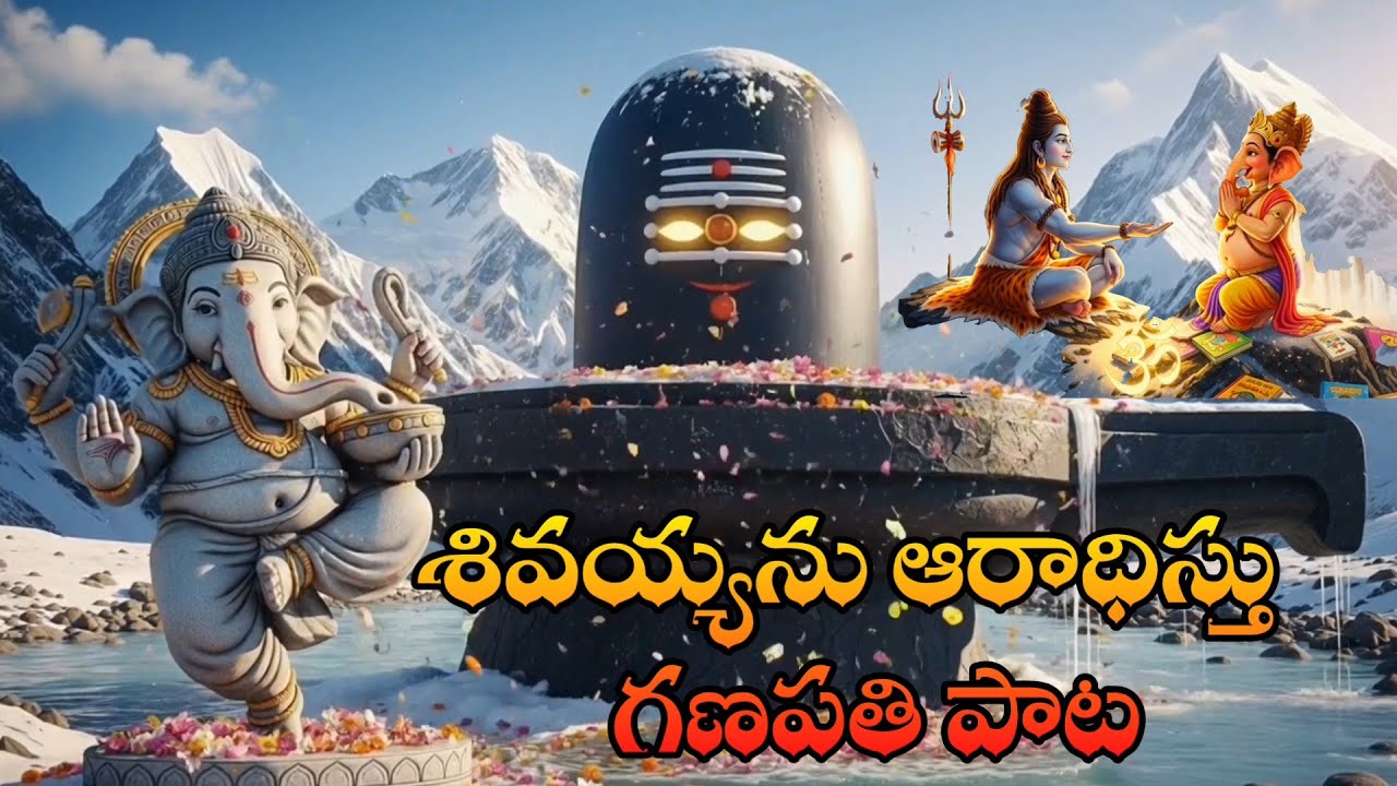 తండ్రి శివుడిని ఆరాధిస్తూ గణపతి కైలాసగిరి పైన పాట Shiva Ganapathi song
