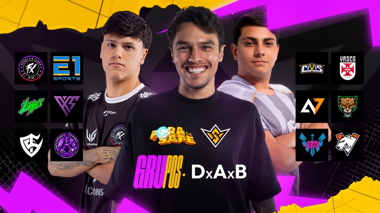🔴 FFWS BR COM FORA DA SAFE DIA 4 - GRUPOS DxAxB🔴#freefire #foradasafe #FFWSBR