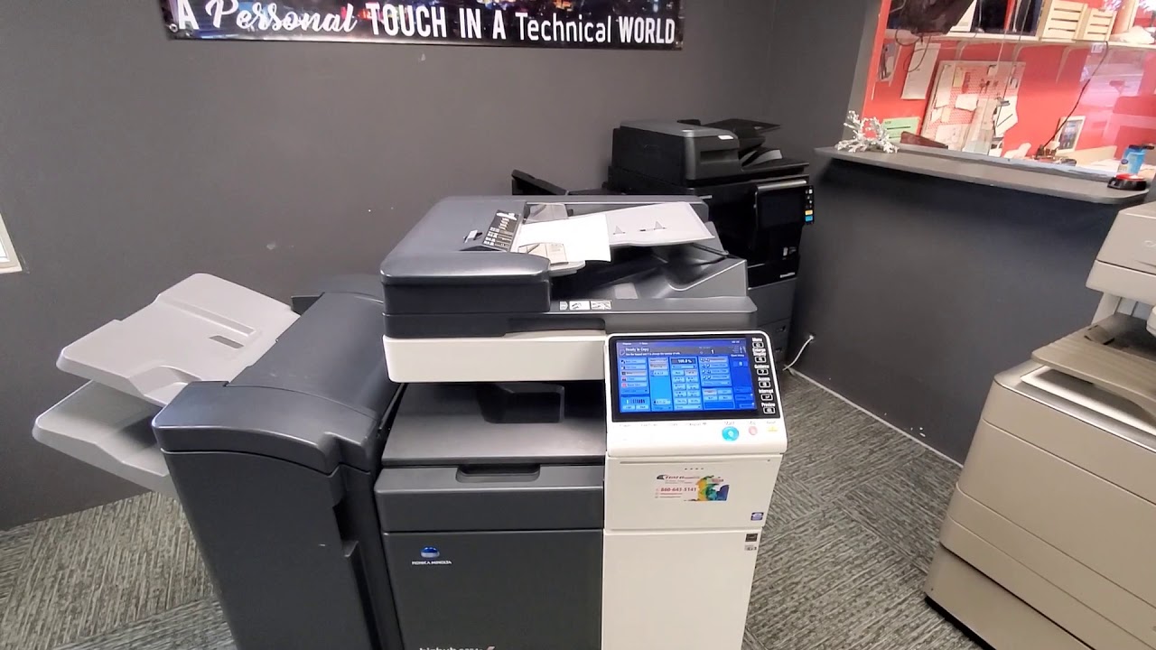 Konica Minolta Bizhub c284e Tutorial