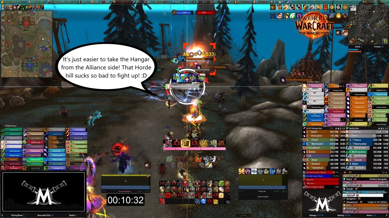 That HORDE HILL sucks so bad! It's much easier to hit from the Alliance side!  TWW # 424