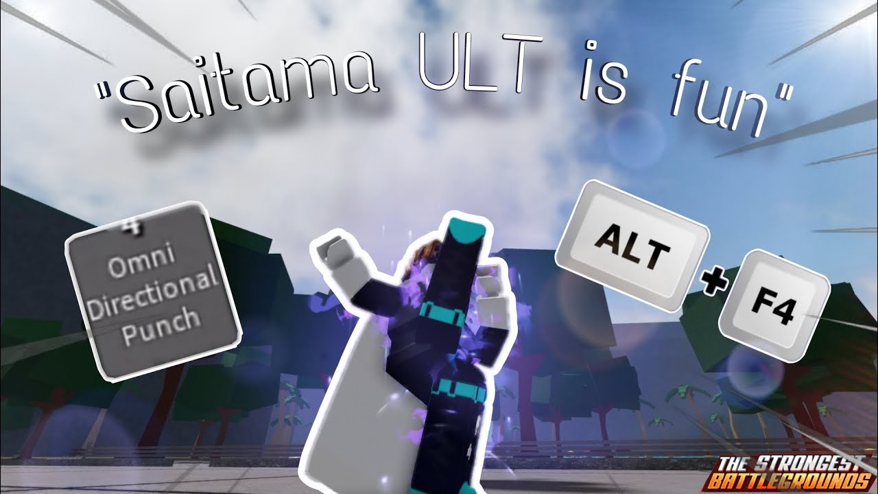 Saitama ULTIMATE is fun in The Strongest Battleground....