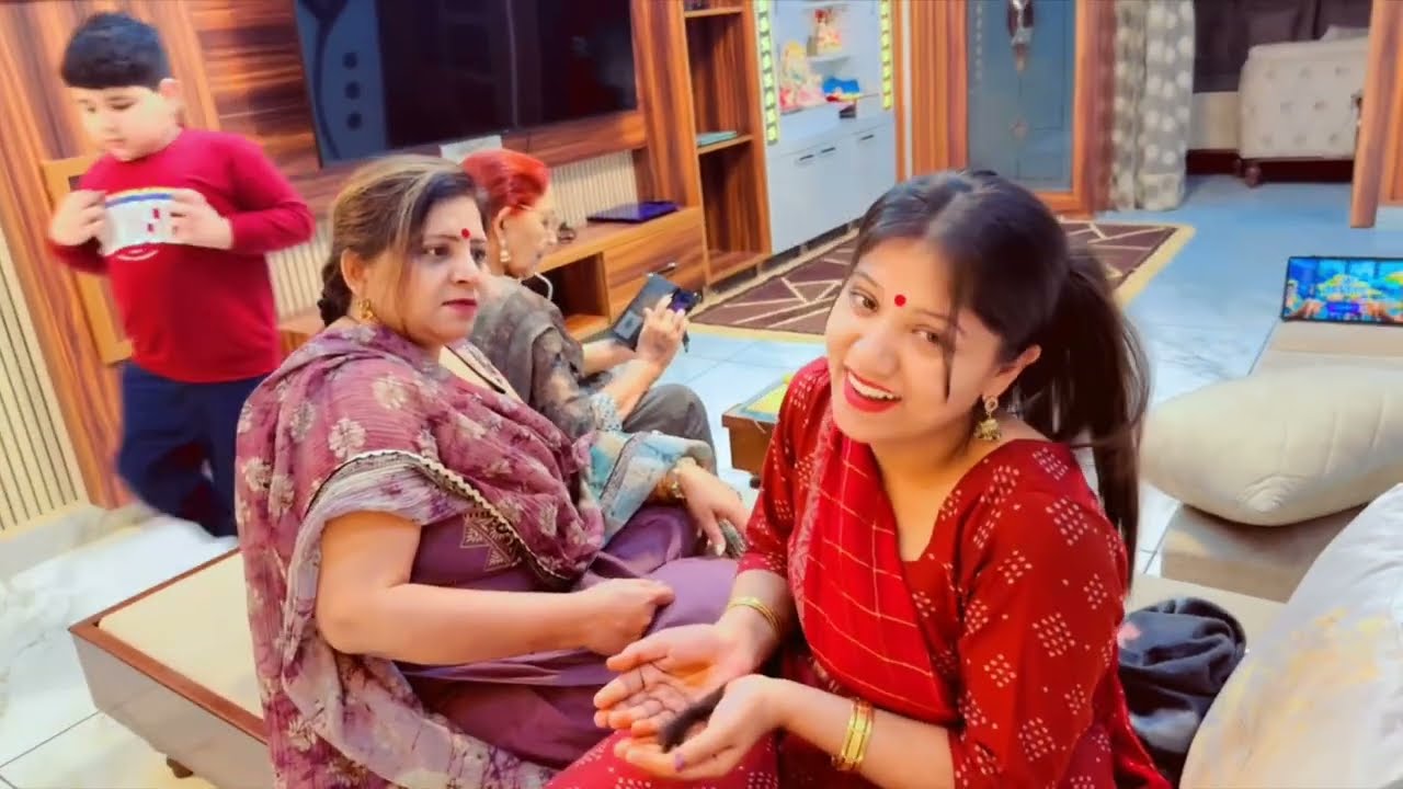 Bhabhi ka kiya new haircut 😍 Manchanda Family vlog 