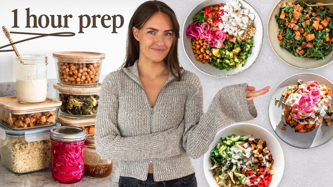 Winter Meal Prep to feel good (plant based vegan, 4 days)