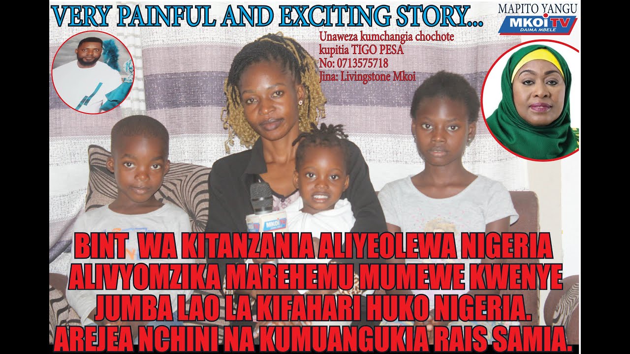 MTANZANIA AMZIKA MAREHEMU MUMEWE NDANI YA JUMBA LAO LA KIFAHARI HUKO NIGERIA