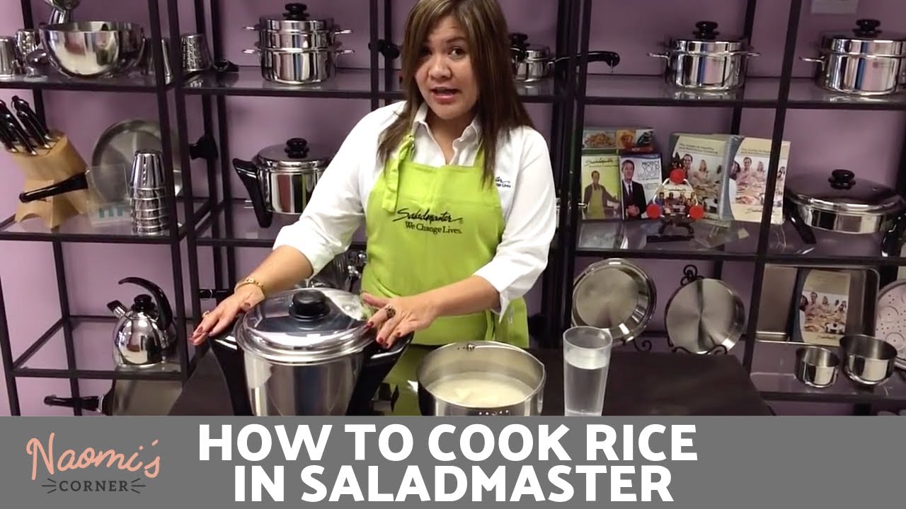 How to Cook Rice in Saladmaster MP5 | Naomi's Corner