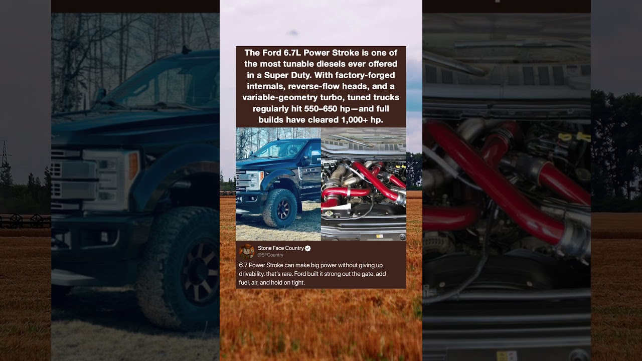 The Ford 6.7L Power Stroke is one of the most tunable diesels ever offered in a Super Duty.