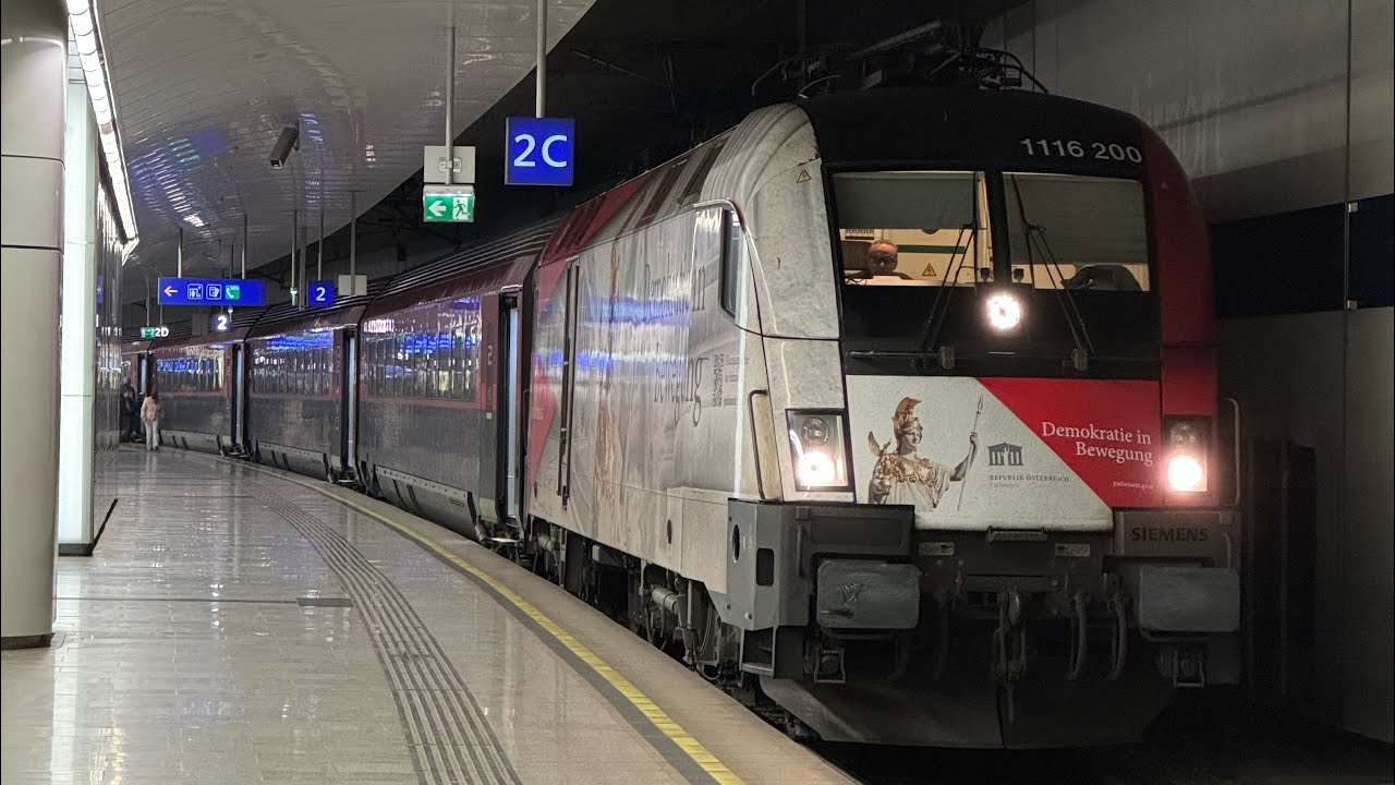 Züge Flughafen Wien (15.03.2025, 4K HDR)