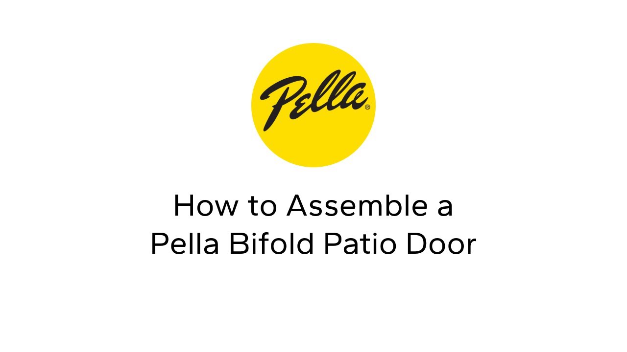 Pella Bifold Patio Door Assembly and Installation