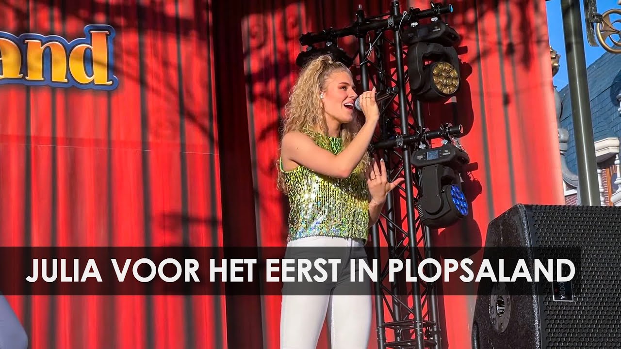 K3 voor het eerst met Julia in een Plopsa-park (Nacht van de Abonnees - Plopsaland De Panne, 2022)