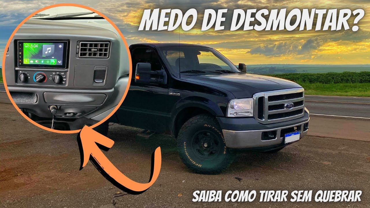 COMO DESMONTAR MOLDURA DE PAINEL DA FORD F250 (F350 - F4000 - SÉRIE F)