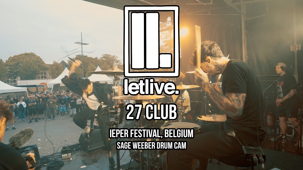 27 Club - Letlive (Drum Cam) - Ieper Festival 2025