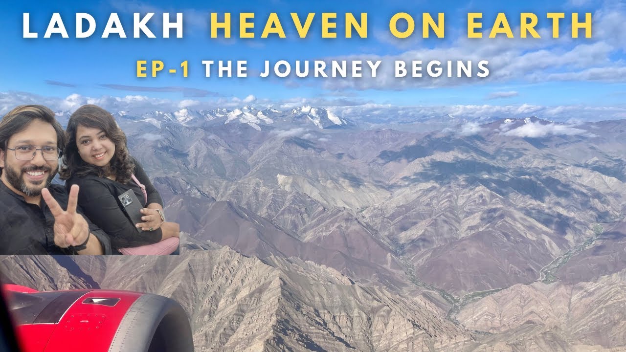 EP-1 | Leh Ladakh | Pune to Leh Journey ✈️ | Renting Bike, Exploring Leh Market & Ladakhi Food