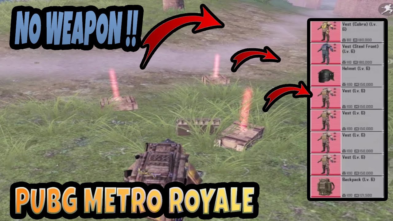Я ВОШЕЛ В ИГРУ БЕЗОРУЖНЫМ - ВЕЗДЕ КРАСНЫЙ - PUBG METRO ROYALE