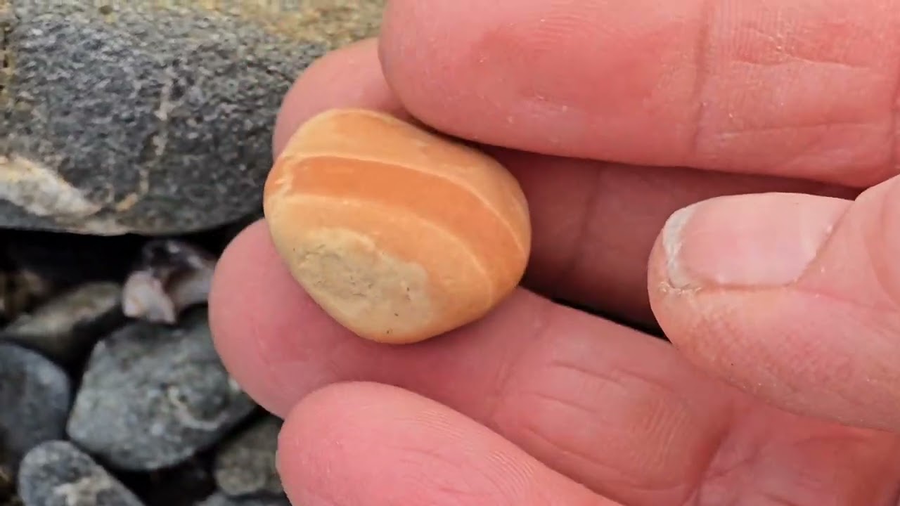 Sea Glass Ireland beachcombing for seaglass in Bangor Co Down on 10 March 2025