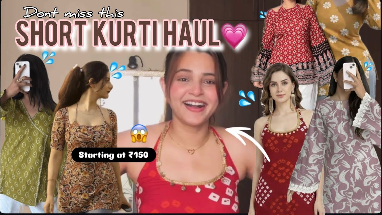 Huge MEESHO Kurti Haul!💕 Starting at Rs 150 | Try on haul | SolelyShae #meesho 