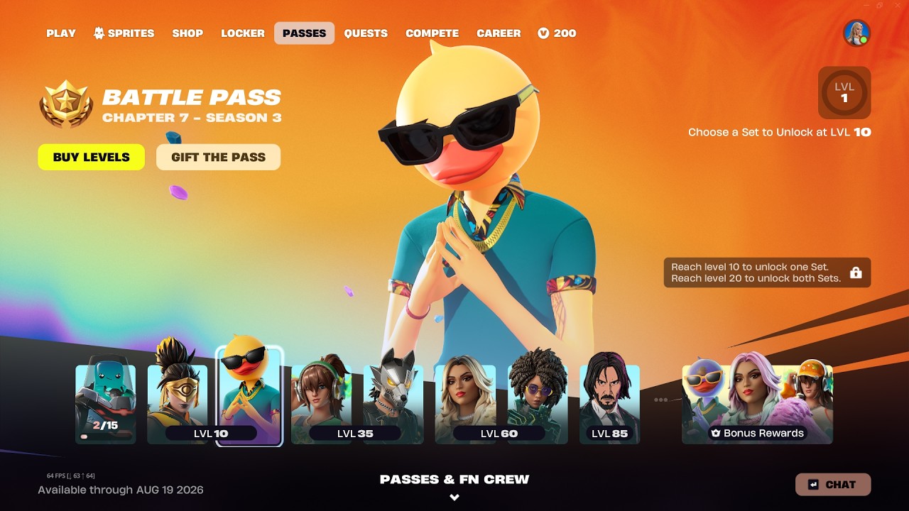 New Battle Pass - Fortnite C7S3