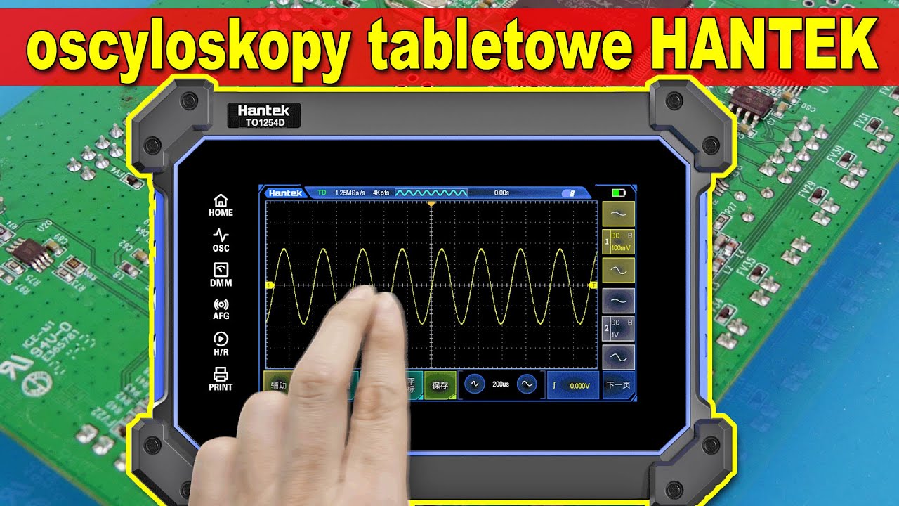 TO1000 Hantek oscyloskop cyfrowy + generator funkcyjny + multimetr  przenośny tablet skopometr