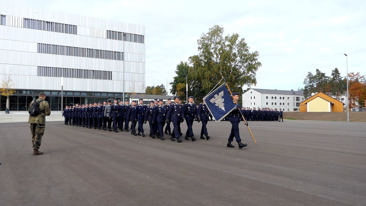 Indienststellung Offizierschule der Luftwaffe in Roth OSLw Appell