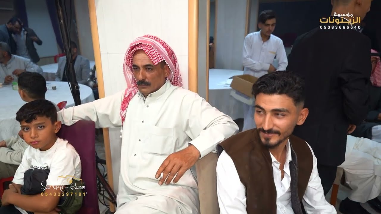 أفراح البو بطوش الغنيمات حفل زفاف العريس محمد أبو عبد أحيا الحفل الفنان خالد الجبوري ج3