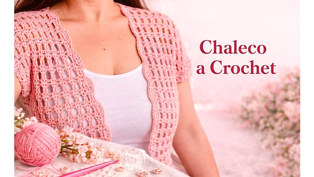 🔥Téjelo Enseguida! Fácil y rápido, No pasa de moda‼ - CHALECO TEJIDO A CROCHET❤