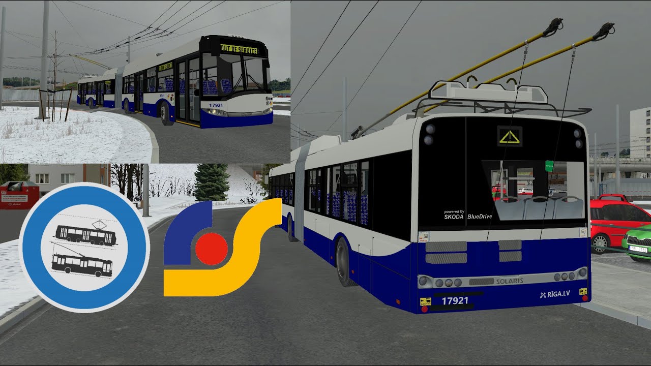 Simt MHD Škoda 27tr Solaris III Riga Repaint #17921 | Demonstration | Line 14