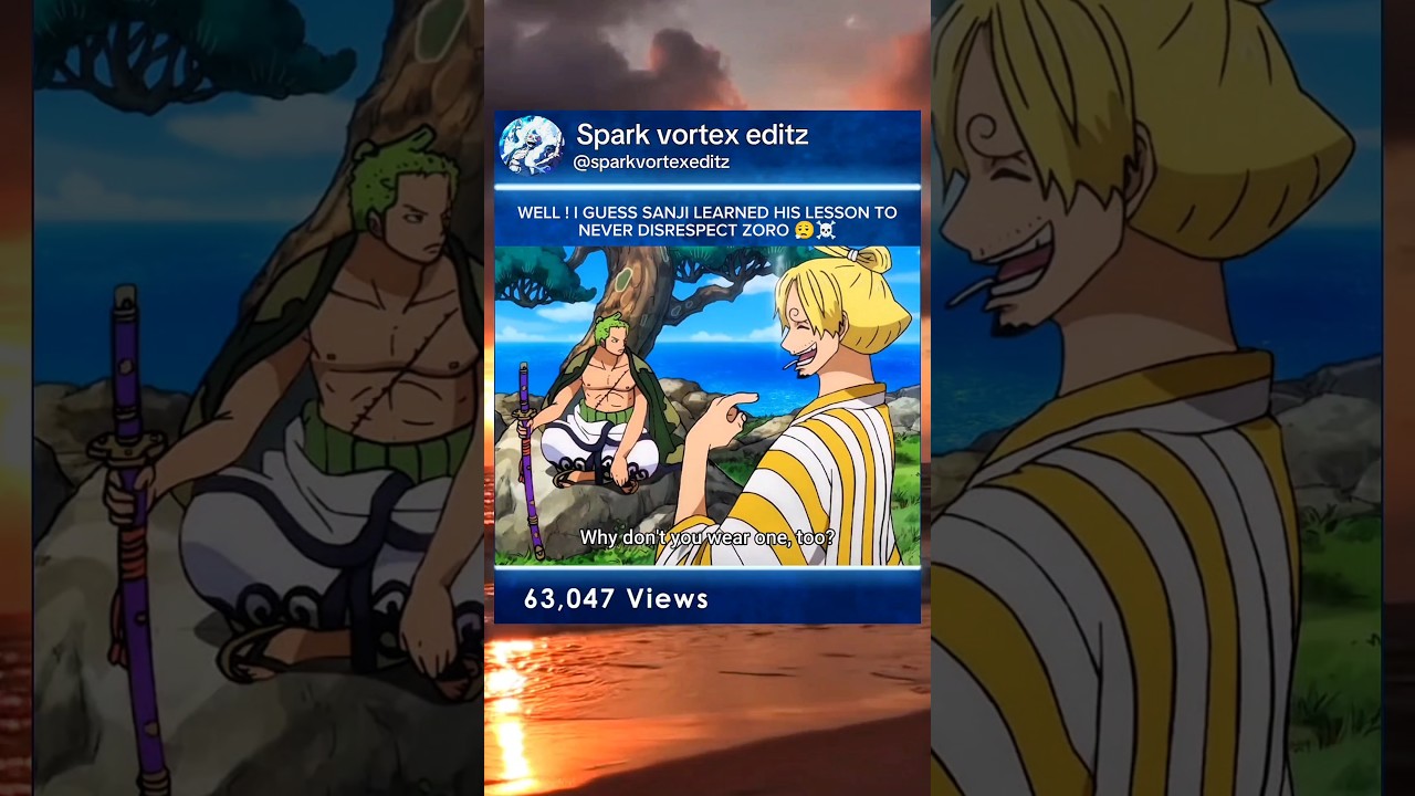 #zoro #zorosanji #sanji #enma #onepiece