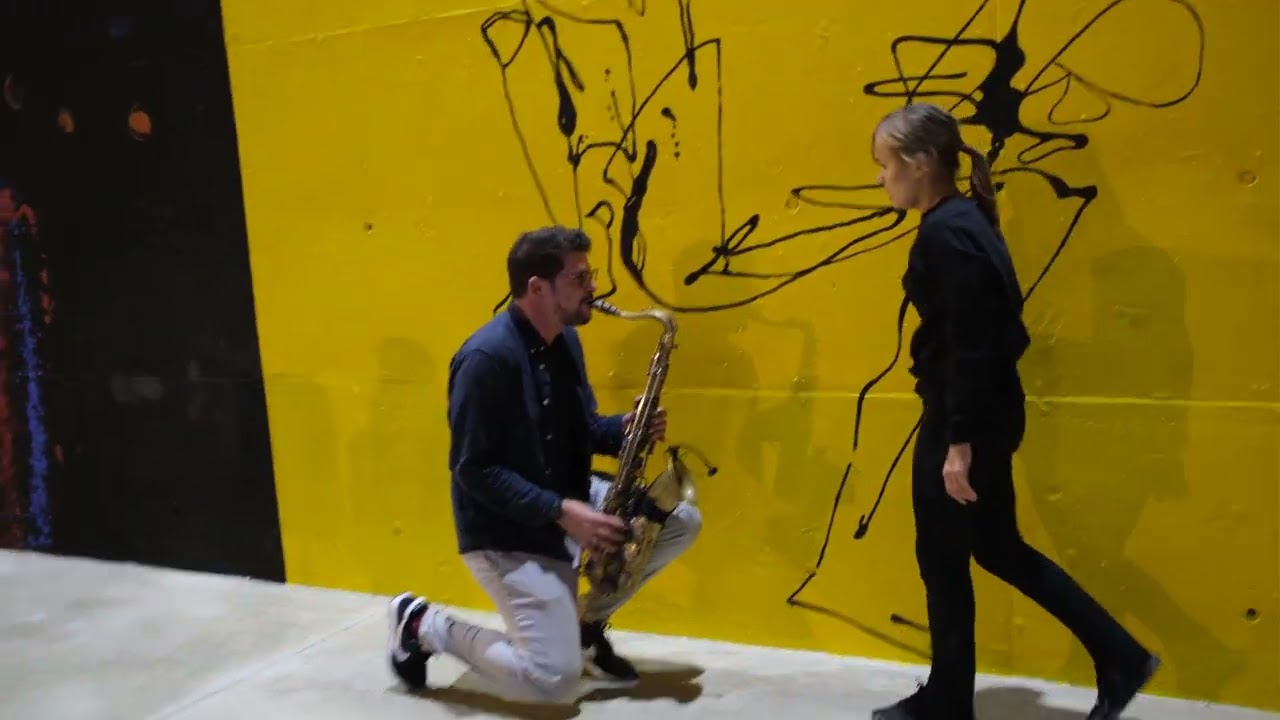Improvisation act at Jazzbetween Open AIR / Barcelona, 2022