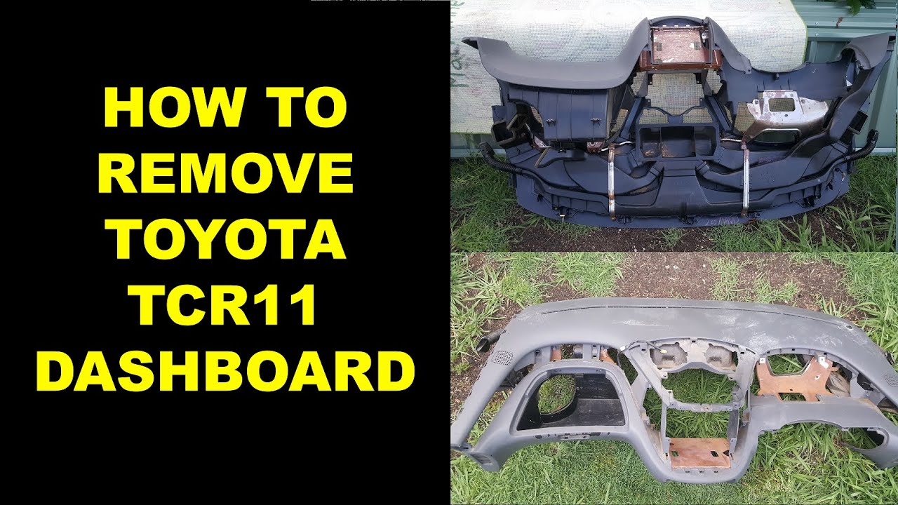 How to Remove the TCR11 Dashboard TCR [ Tarago Previa Estima ]