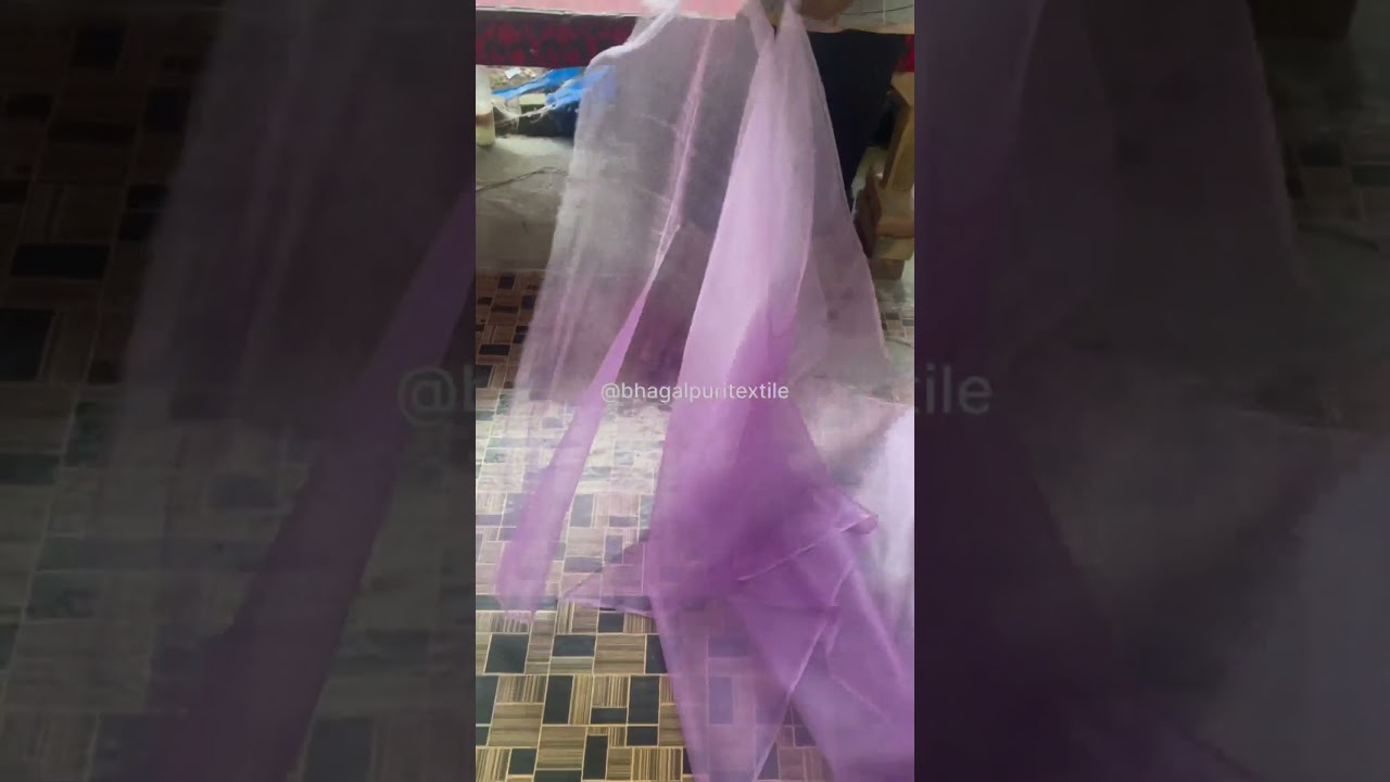 100% pure organza silk saree || linen saree manufacture #saree #boutique #silksaree #handloomsari