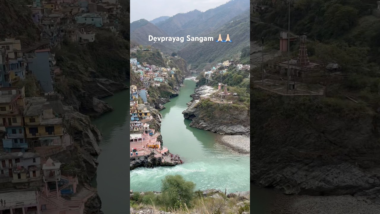 Devprayag Sangam #devprayag #travel #mountains
