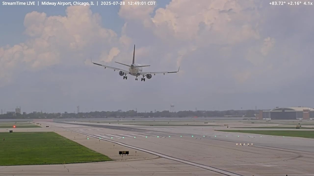 Crabby Landing at Chicago Midway Airport, July 28, 2025