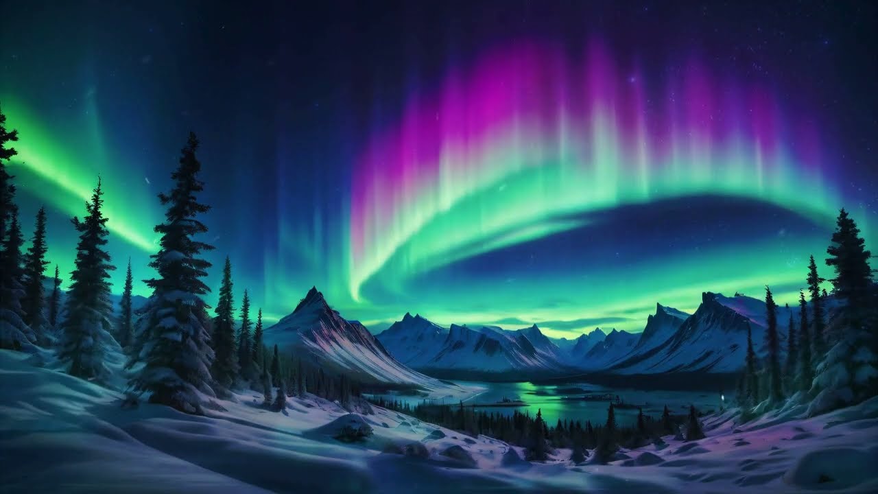 Northern Lights Relaxation #relax #fyp #viral