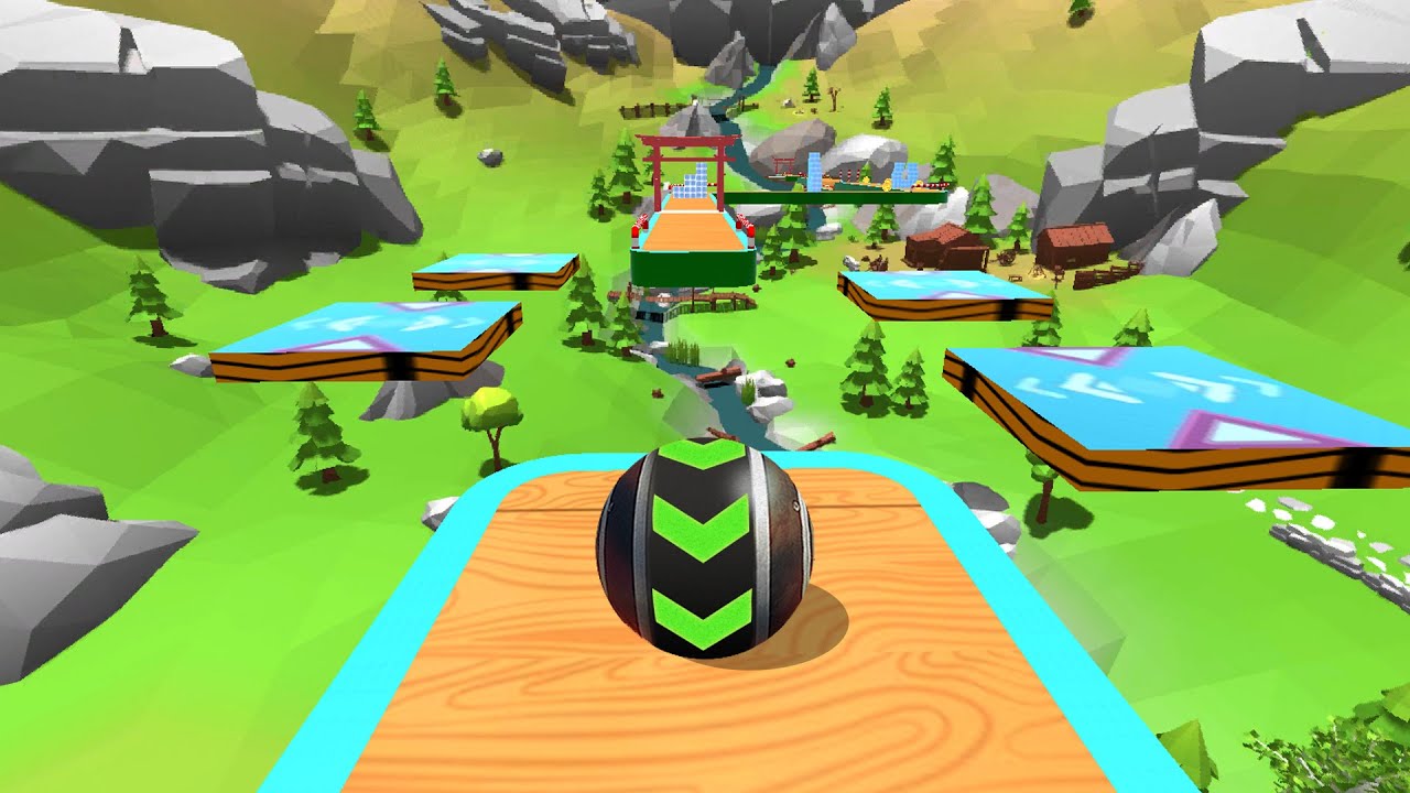 Sky Rolling Ball 3D - All Levels Gameplay Android, iOS ( Level 626 - 635 )