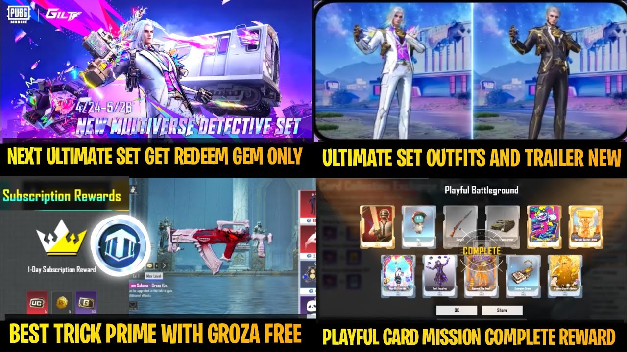 GOOD NEWS 🔥GET REDEEM GROZA NEW TRICK | NEXT ULTIMATE SET TRAILER | PRIME PLUS GET FREE PRIZE PATH