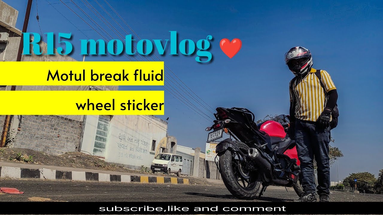 R15 Pura kharab kar diya|R15 me motul break fluid change kiya