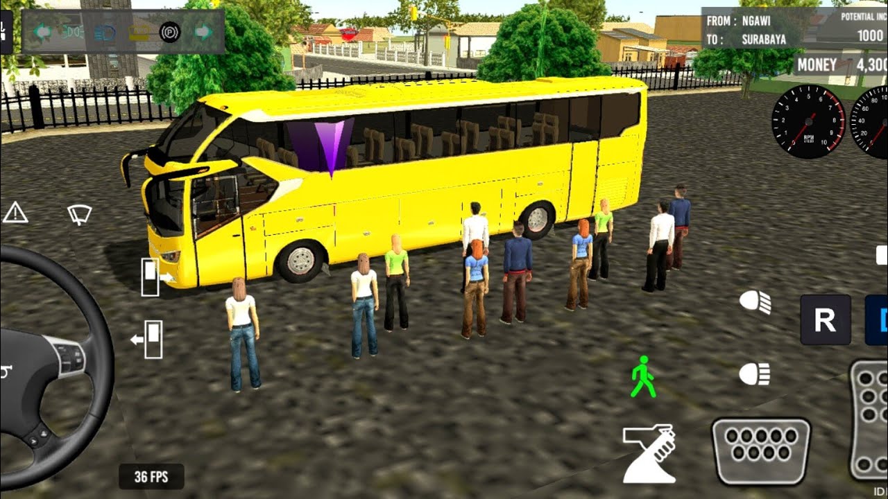 2026 new coach bus simulator 💥 || indonesia bus simulator part-12  #bus #game #simulator#1#2025 