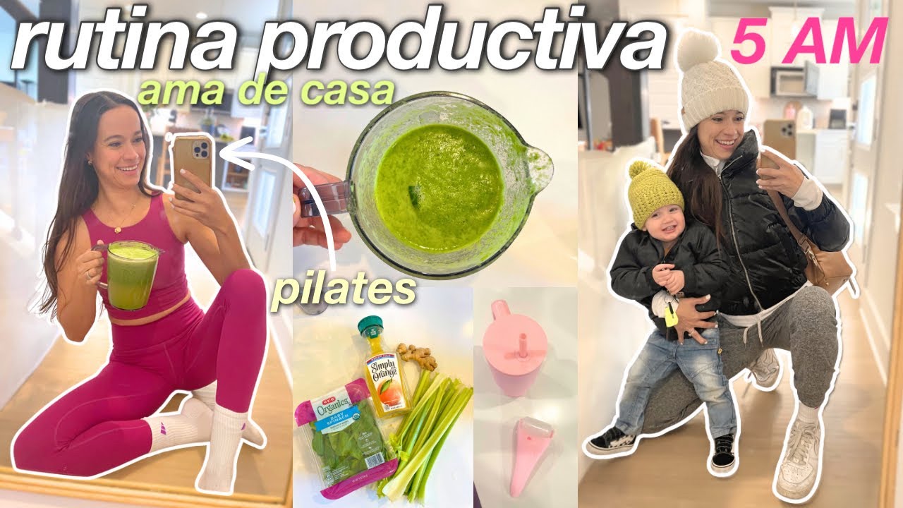 MOTIVACIÓN para levantarse temprano y ser PRODUCTIVOS: rutina 5 AM mamá y ama de casa