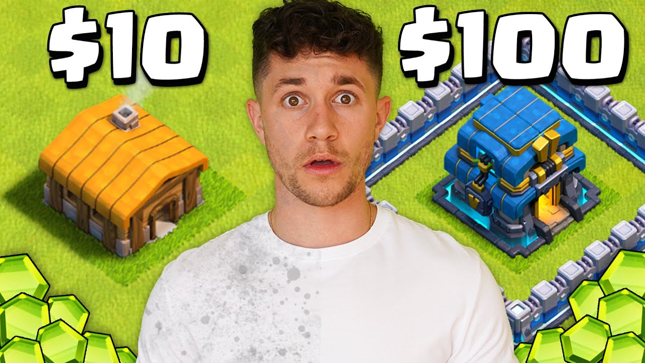 $10 VS $100 Clash Of Clans Account!